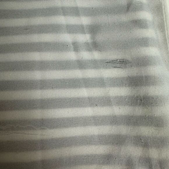 Garnet Hill striped skirt size 2 Black Cream - Picture 6 of 6